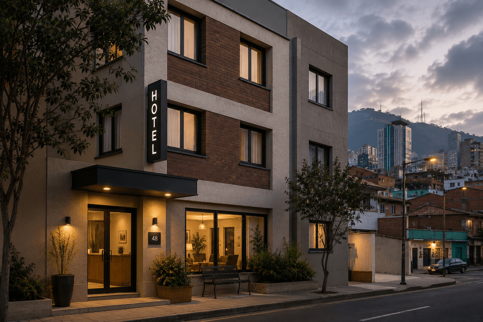Caso de cliente de hotel independiente en Bogotá