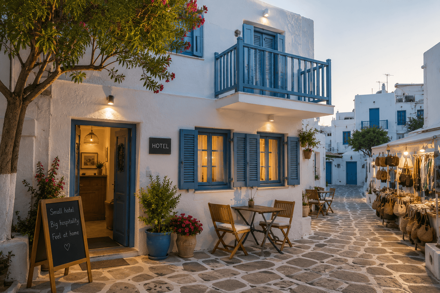 Caso de cliente de hotel boutique en Mykonos